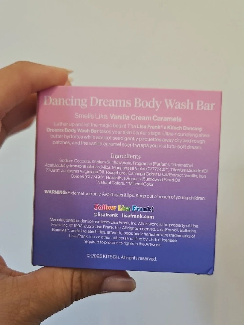 NIB Lisa Frank Dancing Dreams Body Wash Bar - Picture 2 of 4